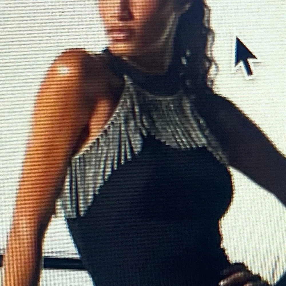Michael‎ Kors Black Dress with Rhinestones